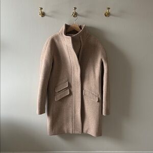 J. Crew Classic Tan Wool Coat